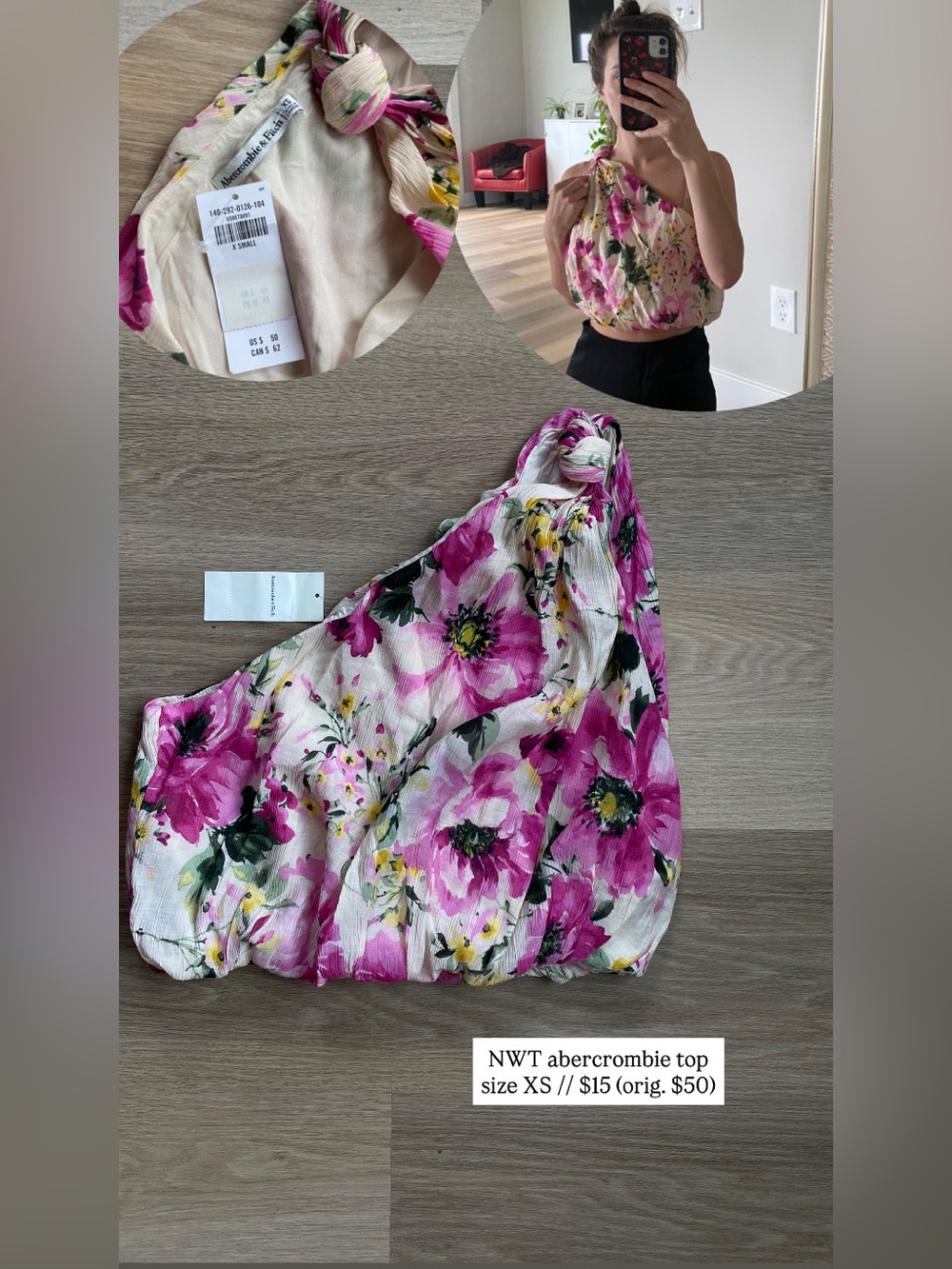 NWT abercrombie top size XS